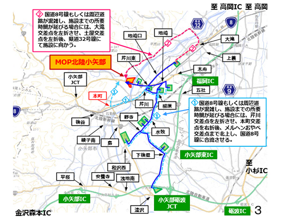 三井アウトレットパーク 北陸小矢部に車で行く方へ とやまくん日記